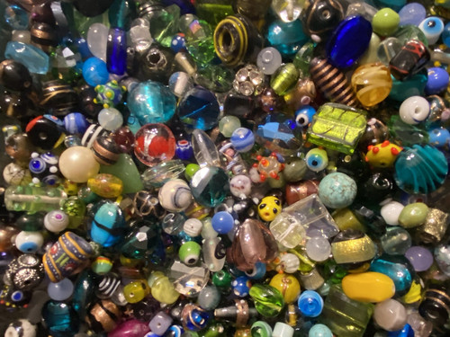 100 assorted mixed - assorted, glass