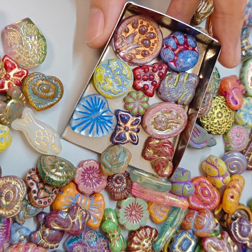 100g handmade glass beads for - glass,