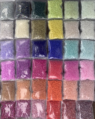 Glass beads lot cylinder - glass,
