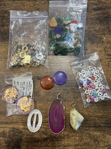 Large mixed jewelry making lot - large,