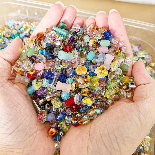 Half pound assorted glass - half,