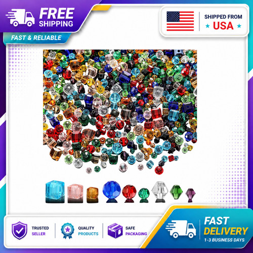 1000 pcs glass beads bulk - beads,